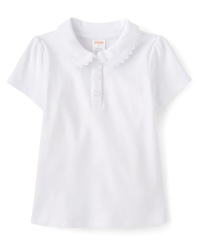 Gymboree Girls' and Toddler Short Sleeve Peter Pan Collar Shirt