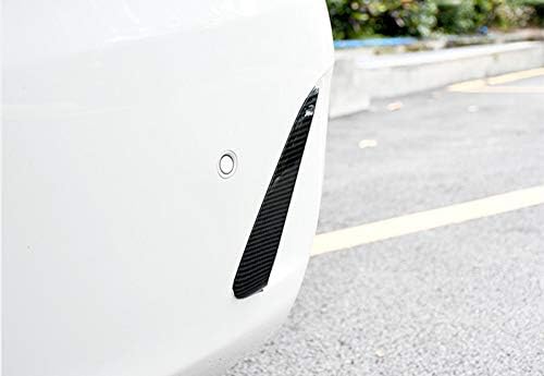 Carbon Fiber Style Rear Bumper Spoiler Air Vent Outlet Trim Cover for Mercedes-Benz Benz E Class Coupe C238 2016-2019