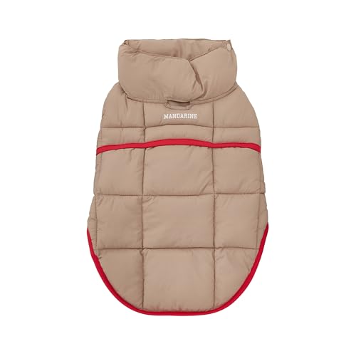 MANDARINE BROTHERS }_uU[Y SUPER LIGHT PUFF VEST X[p[CgptxXg   WPbg _ExXg (LATTE, XL)