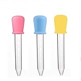 Tamaño: cada pipeta tiene cinco grados: 1 ml, 2 ml, 3 ml, 4 ml, 5 ml y la longitud total, incluida la placa de compresión de silicona, es de aproximadamente 12,5 cm.