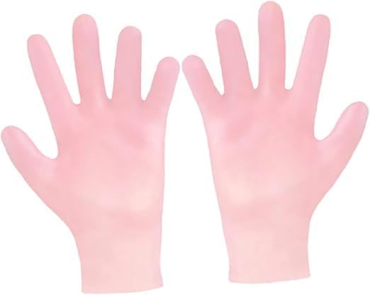 Moisturizing Gloves Overnight, Hand Care, Touchscreen Compatible, Reusable Hand Masks Moisturizing Glove, Suitable for Dry Hands, White Silicone Gloves for Men and Women, Spa Gift Moisturizing Gloves Overnight, Hand Care, Touchscreen Compatible, Reusable Hand Masks Moisturizing Glove, Suitable for Dry Hands, White Silicone Gloves for Men and Women, Spa Gift