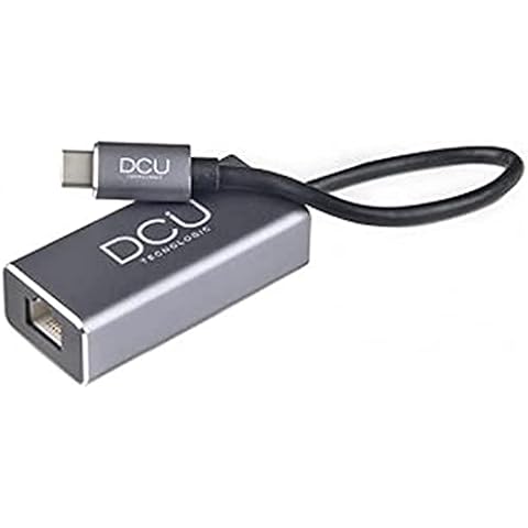 Adaptador USB C a RJ45 Gigabit Ethernet DCU Tecnologic Cover