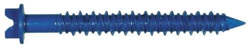 Hillman Tapper Masonry Fastener 1/4 " X 4 " Hex Head Slotted 100/Box