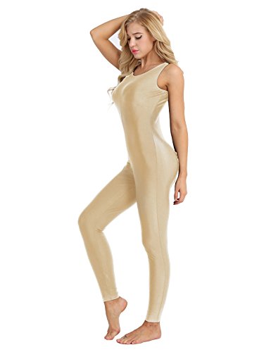image for Alvivi Women Sleeveless Active Tank Unitard One Piece Soft Stretch Yog