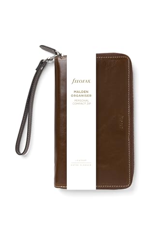 Filofax Malden Personal Compact Zip Leather Organiser - Ochre - Image 2
