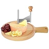 Käserasierer mit Holzsockel für Restaurants und Zuhause