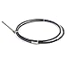 Outboard Steering Cable Kit 12 Foot Boat Steering Control Cables SS13712 Boat Gear Steering System, 12' Connect Rotary Steering System 3/4'' Tapered Shaft for Boats, Yachts and Waterborne Vehicles