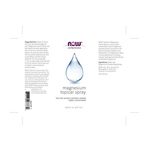 Spray de Magnesio Now Frasco - 237ml