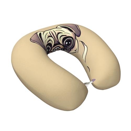 Almohada de poliéster para cuello talla única negra miniatura 2
