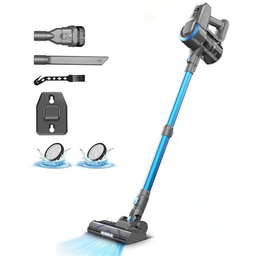 CQJJXKYC Portátil Aspiradores Aspiradora Vertical inalámbrica N300, aspiradora de Varilla Ultraligera para alfombras, Suelos Duros, Coches y pelos de Mascotas Aspirador Mano