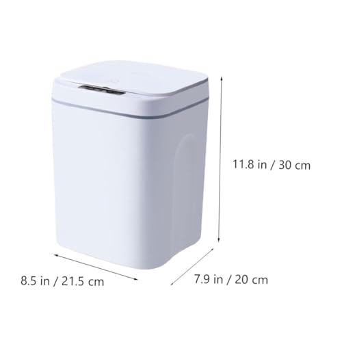 Bote de basura inteligente con sensor y carga USB miniatura 2