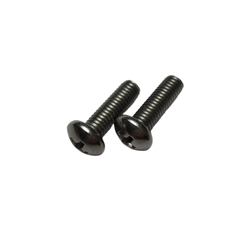 Titanium Phillips Cross Head Plow Bolts M1 M1 4 M1 6 M2 M2 5 M3 M4 M5 M6 Pan Head Machine Screws Lightweight Fasteners (50,M4 x 12mm)