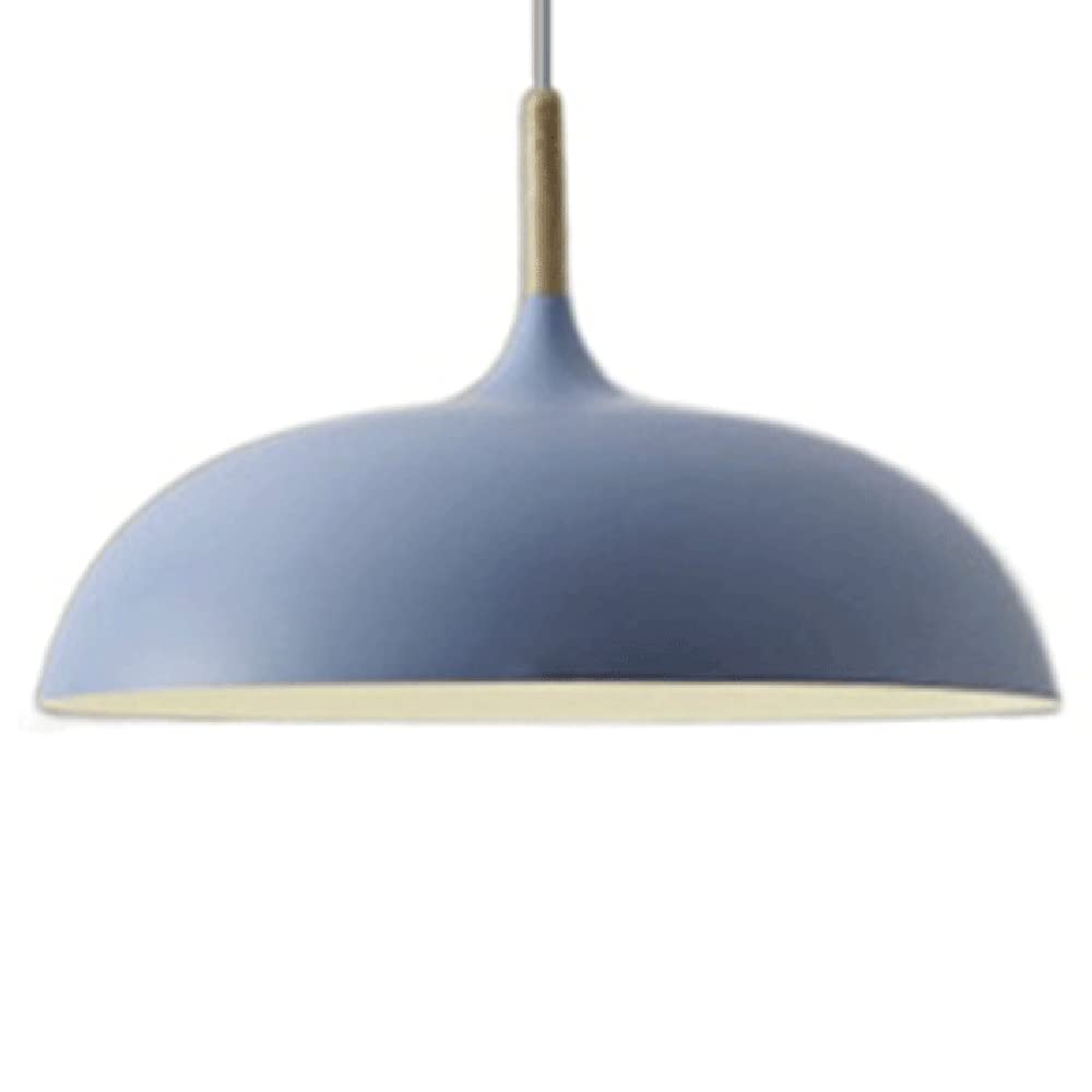 LEGZIT Simple Solid Wood Creative Hanging Lamp,Aluminum Shade Nordic Modern Pendant Light,Office Decoration Lighting Macaron Color Chandelier E27 Screw Mouth Fixtures for Dining Room Bedroom Entran — image 1