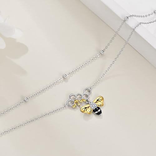 Image of YAFEINI Anklet Bracelets for Women Girls Sterling Silver Hummingbird /Dragonfly /Butterfly Link Chain Anklets Jewelry Gifts