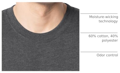 Image of Fruit of the Loom Men's Eversoft Cotton Sleeveless T Shirts, Breathable & Moisture Wicking with Odor Control, Sizes S-4X