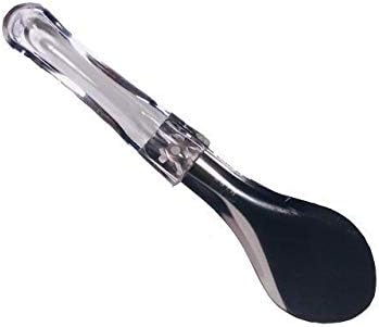 STAINLESS GELATO SPATULA 10 3/8 INCH, CLEAR HANDLE (3PCS CLEAR)