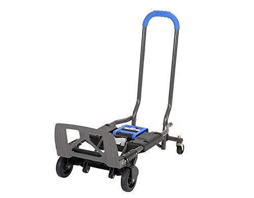 COSCO Chariot Charge 135kg Multi-Position Pliant Transport Diable (Bleu)