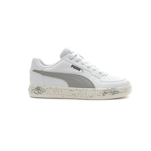 PUMA Kids' Caven 2.0 Paint Drip PUMA White-Concrete Gray-PUMA Black Big Kid 62