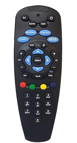 Image of Compatible Tata Sky Remote Control Replacement of Original dth SD HD tata Play Set top Box Remote