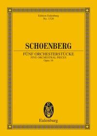 5 Orchestral Pieces, Op.16: (Original 1922 Version)