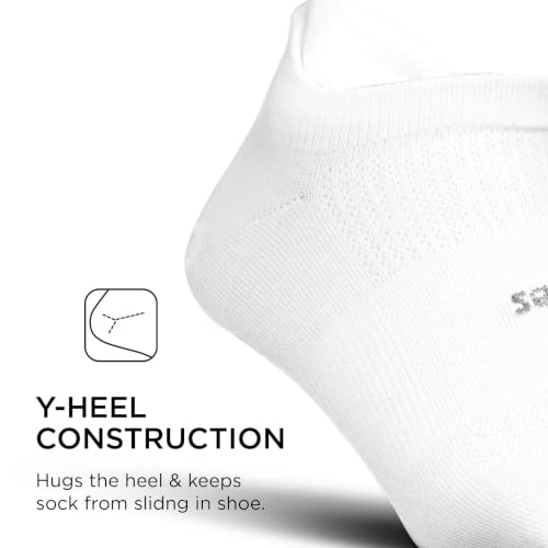 Image of Feetures Elite Max Cushion No Show Tab - Running Socks for Men & Women, Athletic Compression Socks, Moisture Wicking