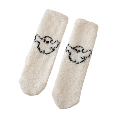 Warm Socks Sleeping Cozy Crew Sock Non Skid Winter Warm Socks Slipper Grip Soft Socks for Family Friends Carnival2