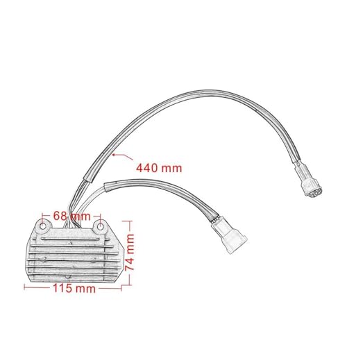 Regulador rectificador de voltaje OEM 78111034000 para recambio directo en motos EXC-F. 3