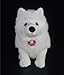 jingru Juguetes De Peluche Samoyedo Simulación Linda Perro Blanco Muñeco De Peluche Cachorro Animales De Peluche Juguete Cumpleaños 28Cm