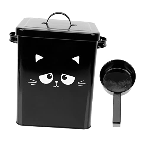 Ipetboom Pet Food Storage Bin Sealed Cat Food Bucket Container Multi-functional Storage for Dogs for Home
