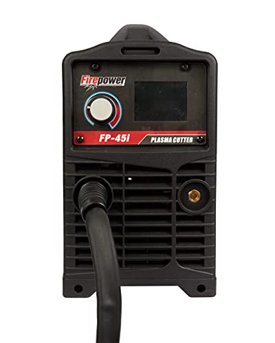 Firepower 1445-1945 45I Portable Plasma Cutter For Steel, Stainless Steel, Brass, Aluminum, 2.8" Color Lcd Panel, Torch Trigger 2T/4T Function, Grate/Plate Cutting, 1" Max Cut, 45 Amps, 208/230 Vac #TOP5