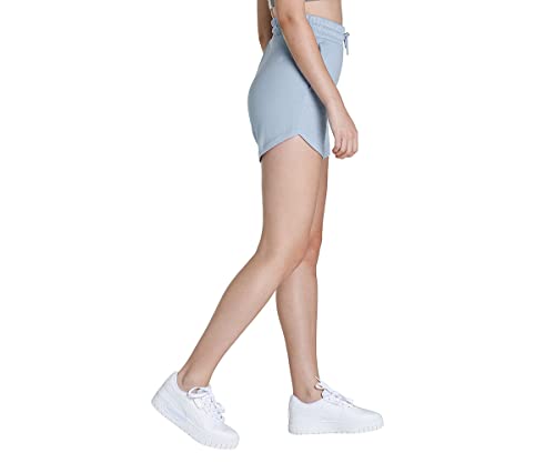 Image of Puma Women's ESS High Waist Shorts | Comfortable Cotton-Blend High Waist Knitted Shorts for Women | Ribbed Waistband | Ideal for Gym, Travel & Everyday Wear