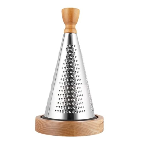 Rallador manual de queso con mango de madera multifuncional miniatura 1