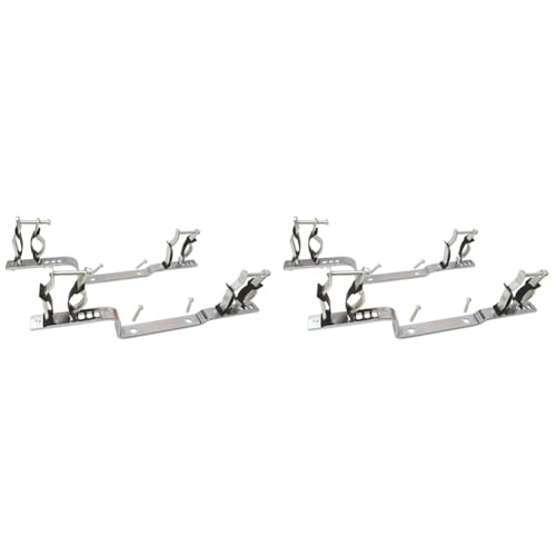 SOMATHERM FOR YOU, Jeu de 2 supports en métal avec isolant pour collecteurs, compatibles avec 20/27, 26/34 et 33/42 - Idéal pour installations d'eau chaude...