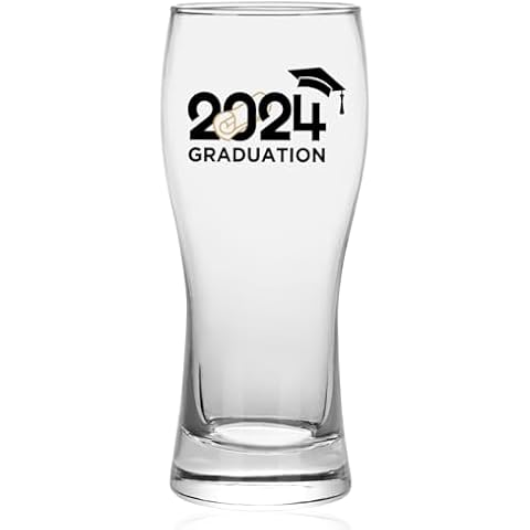 Joymaking Personalised Beer Glass for Graduation Cover