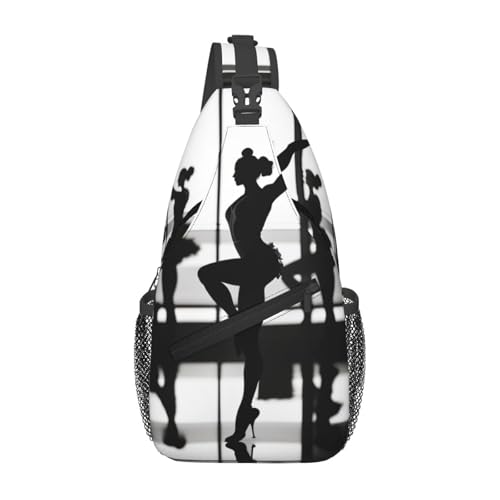 Mochila cruzada deportiva para gimnasio y senderismo unisex