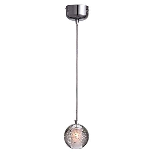 Lustre Suspendu Moderne en Cristal pour Salle à Manger Lampe Argentée