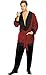 Secret Wishes Costume Playboy Smoking Jacket, Hef, Extra-Large