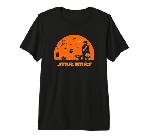 T-shirt Mandalorian Star Wars Grogu Halloween contre les vêtements geeks rêches