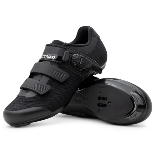 Image of Tommaso Strada Mens SPD & Peloton Shoes-2 in 1 Cycling Shoes-Install Your Own Delta or SPD Cleats for Spin Bikes, Indoor Cycles or Most Mens Bicycles-Explore Bike Accessories
