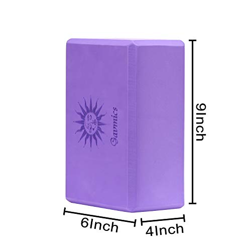image for GAVMICS Yoga Blocks Set of 2 EVA Foam Block- Non-Slip Surface Provides