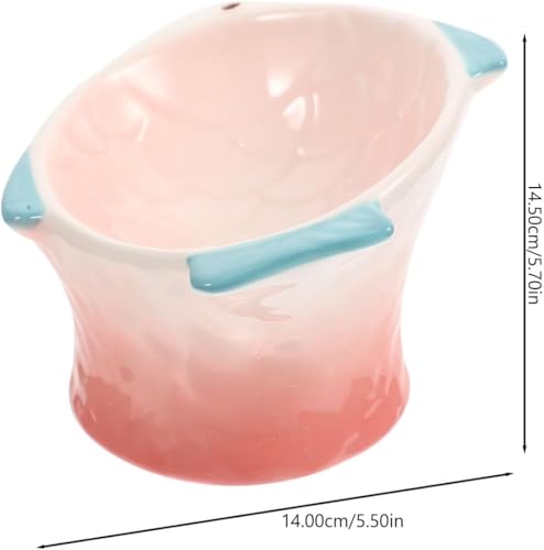 Mangeoire en céramique design poisson pour choyer votre animal de compagnie - 3