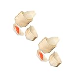 Veemoon 100 Piezas Unidades Mini Barquitos Sushi de Madera Biodegradables Cuencos para Aperitivos y Postres Vajilla Estilo Japonés Ecológica para Catering y Restaurante