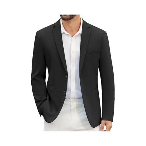 Men's Blazer Lightweight Sports Suit Jacket 2 Buttons Regular Fit Wedding Jacket