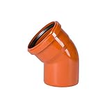 kg bogen dn 150 45° Norm: DIN EN 1401 KG Bogen DN 125 Neigung: 45°