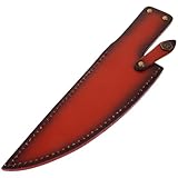 SAFIGLE Funda para Cuchillos de Chef Piel Marrón Cubierta Protectora Reutilizable Segura para Cocina Resistente Deformaciones para Guardar Cuchillos y Evitar Cortes