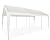 Impact 11' x 20' Portable Carport Garage Canopy, Outdoor Party Tent with 8 Dressed Legs, White
