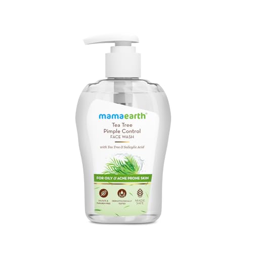 Mamaearth Tea Tree Oil Control Face Wash | Controls Acne & Pimple...
