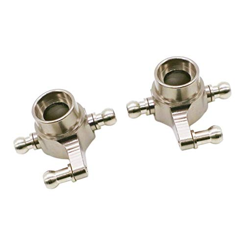 chiwanji 1 Pair of 1/28 RC Car Stub Axles Hub for WLtoys K969 K989 P929 - Titanium