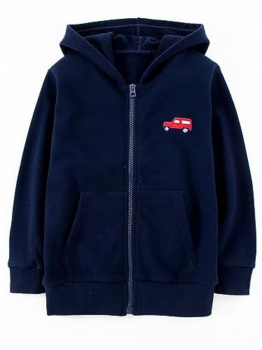 HILEELANG Boy Hoodie Sweatshirt Zip-Up Cotton Casual Pocket Jacket Spring Fall Clothes