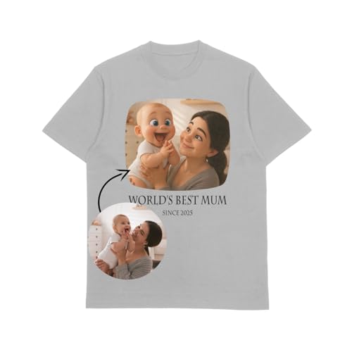 Crafted Memories Personalised Cartoon Picture T-Shirt â€�